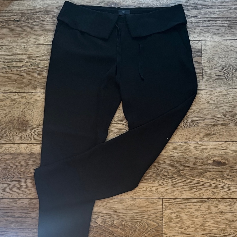 Banana Republic Black Capris zip up